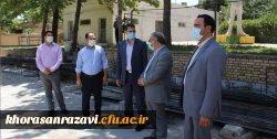 بازدید مدیر کل نوسازی و تجهیز مدارس خراسان رضوی از پروژه خیر ساز زنده یاد حاج حسین شکرریز در پردیس شهید بهشتی دانشگاه فرهنگیان مشهد