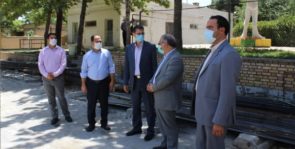 بازدید مدیر کل نوسازی و تجهیز مدارس خراسان رضوی از پروژه خیر ساز زنده یاد حاج حسین شکرریز در پردیس شهید بهشتی دانشگاه فرهنگیان مشهد