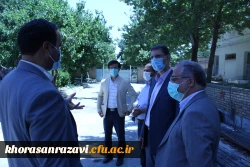 بازدید مدیر کل نوسازی و تجهیز مدارس خراسان رضوی از پروژه خیر ساز زنده یاد حاج حسین شکرریز در پردیس شهید بهشتی دانشگاه فرهنگیان مشهد 2