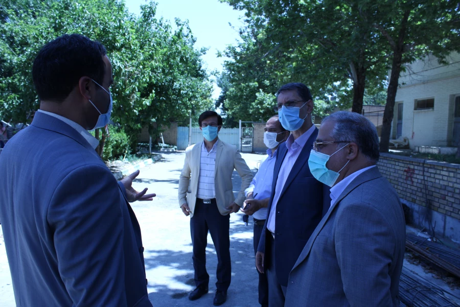 بازدید مدیر کل نوسازی و تجهیز مدارس خراسان رضوی از پروژه خیر ساز زنده یاد حاج حسین شکرریز در پردیس شهید بهشتی دانشگاه فرهنگیان مشهد 2