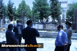 بازدید مدیر کل نوسازی و تجهیز مدارس خراسان رضوی از پروژه خیر ساز زنده یاد حاج حسین شکرریز در پردیس شهید بهشتی دانشگاه فرهنگیان مشهد 3