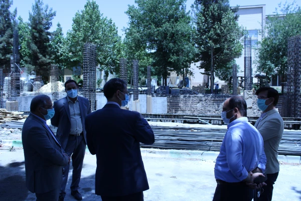 بازدید مدیر کل نوسازی و تجهیز مدارس خراسان رضوی از پروژه خیر ساز زنده یاد حاج حسین شکرریز در پردیس شهید بهشتی دانشگاه فرهنگیان مشهد 3