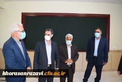 بازدید معاون دانشجویی دانشگاه فرهنگیان کشور از دانشگاه فرهنگیان سبزوار 7