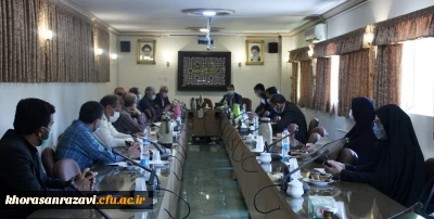 برگزاری سیزدهمین جلسه شورای پژوهشی دانشگاه فرهنگیان خراسان رضوی
