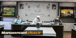 برگزاری جلسه دانشگاه فرهنگیان خراسان رضوی با ستاد کنگره اربعین 2