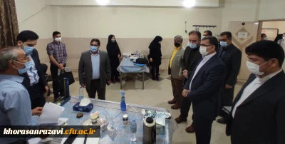 مدیر کل آموزش و پرورش خراسان رضوی در بازدید از مرکز مصاحبه پذیرفته شدگان دانشگاه فرهنگیان خبر داد:

توزیع روند مصاحبه داوطلبان ورود به دانشگاه فرهنگیان در پردیس ها و مراکز آموزش عالی متعلق به این دانشگاه در استان خراسان رضوی