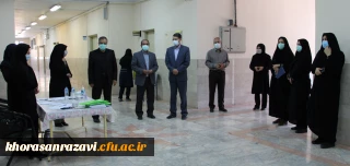 بازدید مدیر امور پردیس های دانشگاه فرهنگیان خراسان رضوی 

از فرایند برگزاری مراحل مصاحبه پذیرفته شدگان مرحله اول دانشگاه فرهنگیان در پردیس شهید هاشمی نژاد مشهد