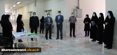 بازدید مدیر امور پردیس های دانشگاه فرهنگیان خراسان رضوی 

از فرایند برگزاری مراحل مصاحبه پذیرفته شدگان مرحله اول دانشگاه فرهنگیان در پردیس شهید هاشمی نژاد مشهد