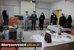 بازدید معاون فرهنگی و اجتماعی دانشگاه فرهنگیان از روند انجام مراحل مصاحبه و گزینش پذیرفته شدگان آزمون سراسری پردیس شهید هاشمی نژاد مشهد