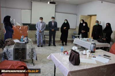 بازدید معاون فرهنگی و اجتماعی دانشگاه فرهنگیان از روند انجام مراحل مصاحبه و گزینش پذیرفته شدگان آزمون سراسری پردیس شهید هاشمی نژاد مشهد