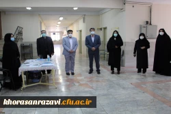 بازدید معاون فرهنگی و اجتماعی دانشگاه فرهنگیان از روند انجام مراحل مصاحبه و گزینش پذیرفته شدگان آزمون سراسری پردیس شهید هاشمی نژاد مشهد 2