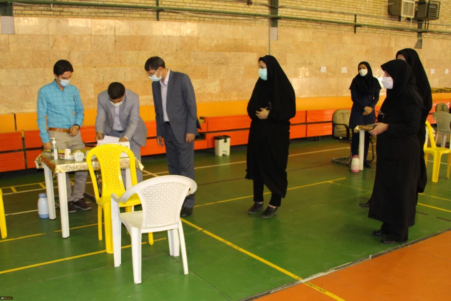 بازدید معاون فرهنگی و اجتماعی دانشگاه فرهنگیان از روند انجام مراحل مصاحبه و گزینش پذیرفته شدگان آزمون سراسری پردیس شهید هاشمی نژاد مشهد 3
