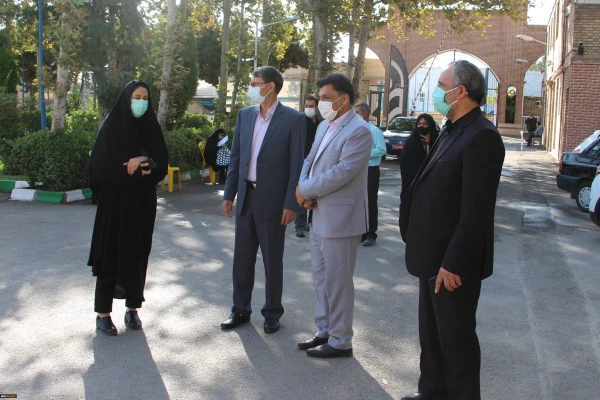 بازدید معاون فرهنگی و اجتماعی دانشگاه فرهنگیان از روند انجام مراحل مصاحبه و گزینش پذیرفته شدگان آزمون سراسری پردیس شهید هاشمی نژاد مشهد 4