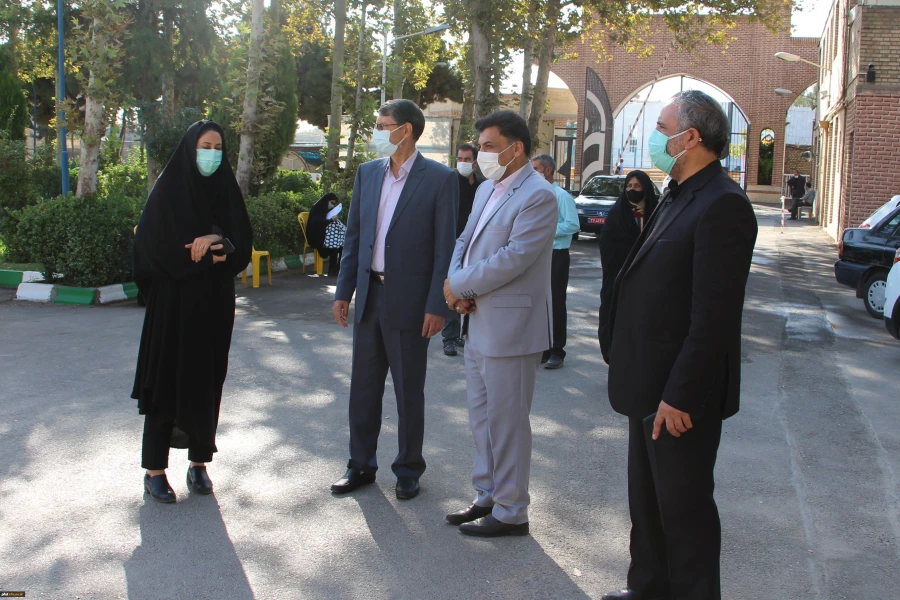 بازدید معاون فرهنگی و اجتماعی دانشگاه فرهنگیان از روند انجام مراحل مصاحبه و گزینش پذیرفته شدگان آزمون سراسری پردیس شهید هاشمی نژاد مشهد 4