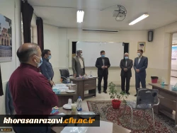 بازدید سرپرست مدیریت امور پردیس های استان خراسان رضوی از فرآیند مصاحبه پذیرفته شدگان مرحله اول دانشگاه فرهنگیان 2