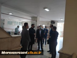 بازدید معاون حراست دانشگاه فرهنگیان کشور از فرایند برگزاری مصاحبه پذیرفته شدگان مرحله اول آزمون سراسری خراسان رضوی 2