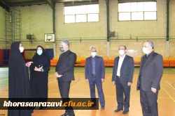 بازدید معاون حراست دانشگاه فرهنگیان کشور از فرایند برگزاری مصاحبه پذیرفته شدگان مرحله اول آزمون سراسری خراسان رضوی 3