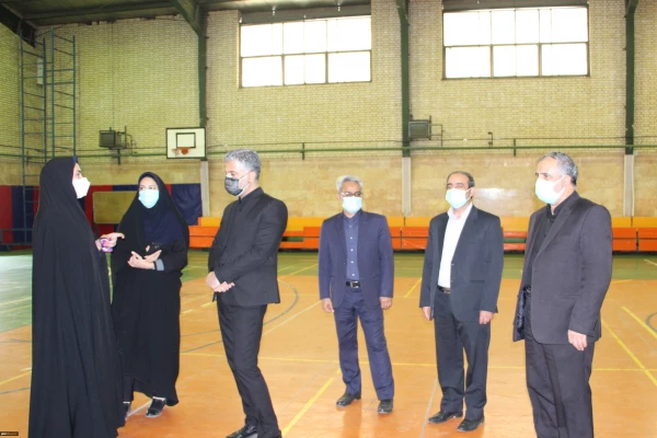 بازدید معاون حراست دانشگاه فرهنگیان کشور از فرایند برگزاری مصاحبه پذیرفته شدگان مرحله اول آزمون سراسری خراسان رضوی 3