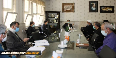  برگزاری جلسه آیین استقبال از  مهر ماه و هفته دفاع مقدس در دانشگاه فرهنگیان خراسان رضوی