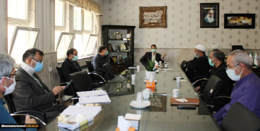  برگزاری جلسه آیین استقبال از  مهر ماه و هفته دفاع مقدس در دانشگاه فرهنگیان خراسان رضوی