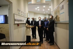 بازدید معاون پژوهش و فناوری دانشگاه فرهنگیان کشور از موزه دانشگاه فردوسی مشهد 4