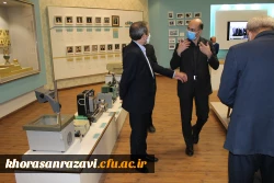 بازدید معاون پژوهش و فناوری دانشگاه فرهنگیان کشور از موزه دانشگاه فردوسی مشهد 13