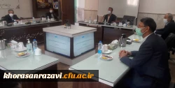 جلسه هم اندیشی و ارایه گزارش فعالیت های مرکز نوآوری و کارآفرینی دانشگاه فرهنگیان استان خراسان رضوی