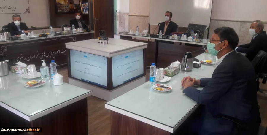 جلسه هم اندیشی و ارایه گزارش فعالیت های مرکز نوآوری و کارآفرینی دانشگاه فرهنگیان استان خراسان رضوی