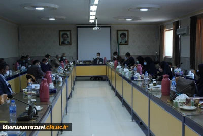 برگزاری چهاردهمین جلسه شورای پژوهشی و تحصیلات تکمیلی دانشگاه فرهنگیان خراسان رضوی 