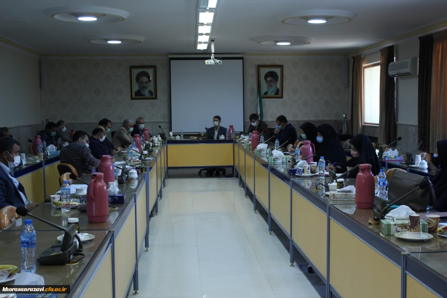 برگزاری چهاردهمین جلسه شورای پژوهشی و تحصیلات تکمیلی دانشگاه فرهنگیان خراسان رضوی  2