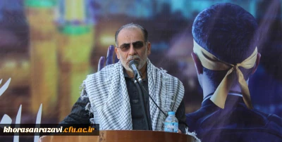 سردار میرشکار در مراسم هفته دفاع مقدس دانشگاه فرهنگیان خراسان رضوی:

همه باید در پیشبرد سند تحول بنیادین کوشا باشند