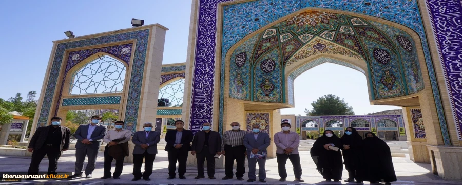 غبارروبی مزار شهدا و تجدید پیمان با آرمان های شهدای 8 سال دفاع مقدس 2