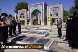 غبارروبی مزار شهدا و تجدید پیمان با آرمان های شهدای 8 سال دفاع مقدس 3