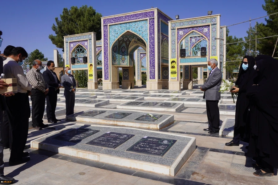 غبارروبی مزار شهدا و تجدید پیمان با آرمان های شهدای 8 سال دفاع مقدس 3