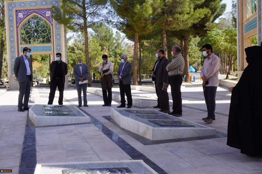 غبارروبی مزار شهدا و تجدید پیمان با آرمان های شهدای 8 سال دفاع مقدس 4