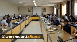 برگزاری جلسه شورای اداری پردیس شهید بهشتی خراسان رضوی