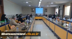 جلسه هم اندیشی کارگروه اجتماعی اقتصادی سیاسی دانشنامه دفاع مقدس خراسان رضوی