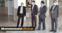 برگزاری نمایشگاه هفته پدافند غیر عامل در دانشگاه فرهنگیان خراسان رضوی