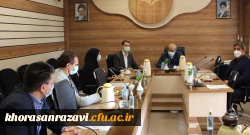 بازدید از پردیس شهید هاشمی نژاد مشهد و تودیع و معارفه کارشناس مسئول امور مالی این پردیس