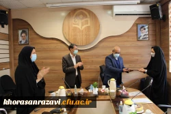 بازدید از پردیس شهید هاشمی نژاد مشهد و تودیع و معارفه کارشناس مسئول امور مالی این پردیس
 2