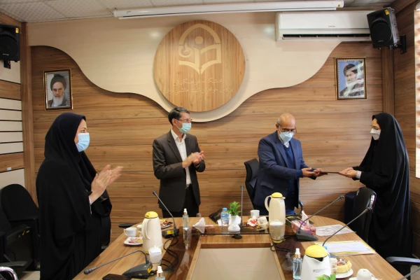 بازدید از پردیس شهید هاشمی نژاد مشهد و تودیع و معارفه کارشناس مسئول امور مالی این پردیس
 2