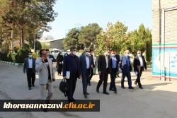 بازدید از پردیس شهید هاشمی نژاد مشهد و تودیع و معارفه کارشناس مسئول امور مالی این پردیس
 3