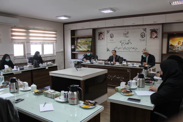 برگزاری جلسه بررسی چالش ها و مسائل مربوط به حوزه بانوان دانشگاه فرهنگیان خراسان رضوی 2
