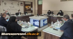 برگزاری جلسه هم اندیشی مسئولان دانشگاه فرهنگیان خراسان رضوی با نمایندگان دانشجو معلمان