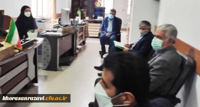 بازدید معاون آموزشی و تحصیلات تکمیلی دانشگاه فرهنگیان از بخش آموزش پردیس شهید بهشتی