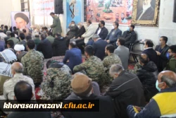 دیدار نمایندگان بسیجی در اولین روز هفته بسیج با نماینده ولی فقیه و امام جمعه شهرستان تربت حیدریه 2