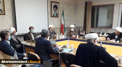 با حضور مسئول دفتر نهاد نمایندگی مقام معظم رهبری در دانشگاه فرهنگیان برگزار شد؛

 جلسه گروه معارف و تربیت اسلامی دانشگاه فرهنگیان خراسان رضوی