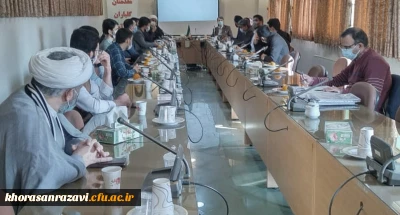 برگزاری جلسه تکریم و معارفه اعضای شورای مرکزی جامعه اسلامی دانشجویان دانشگاه فرهنگیان خراسان رضوی