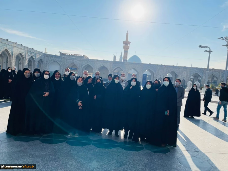 زیارت دسته جمعی کارکنان و اساتید پردیس شهید هاشمی نژاد  2