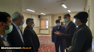  با حضور مدیر کل نظارت و تعالی سازمانی دانشگاه فرهنگیان صورت گرفت:

 بازدید از واحدهای دانشگاهی خراسان رضوی
